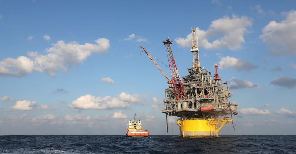 PHOTO: In about 8,000 feet of water, Shell's Perdido offshore drilling and production platform is the world's deepest offshore rig. Shown in this 2012 photo, it is located in the Gulf of Mexico 200 miles southwest of Houston.