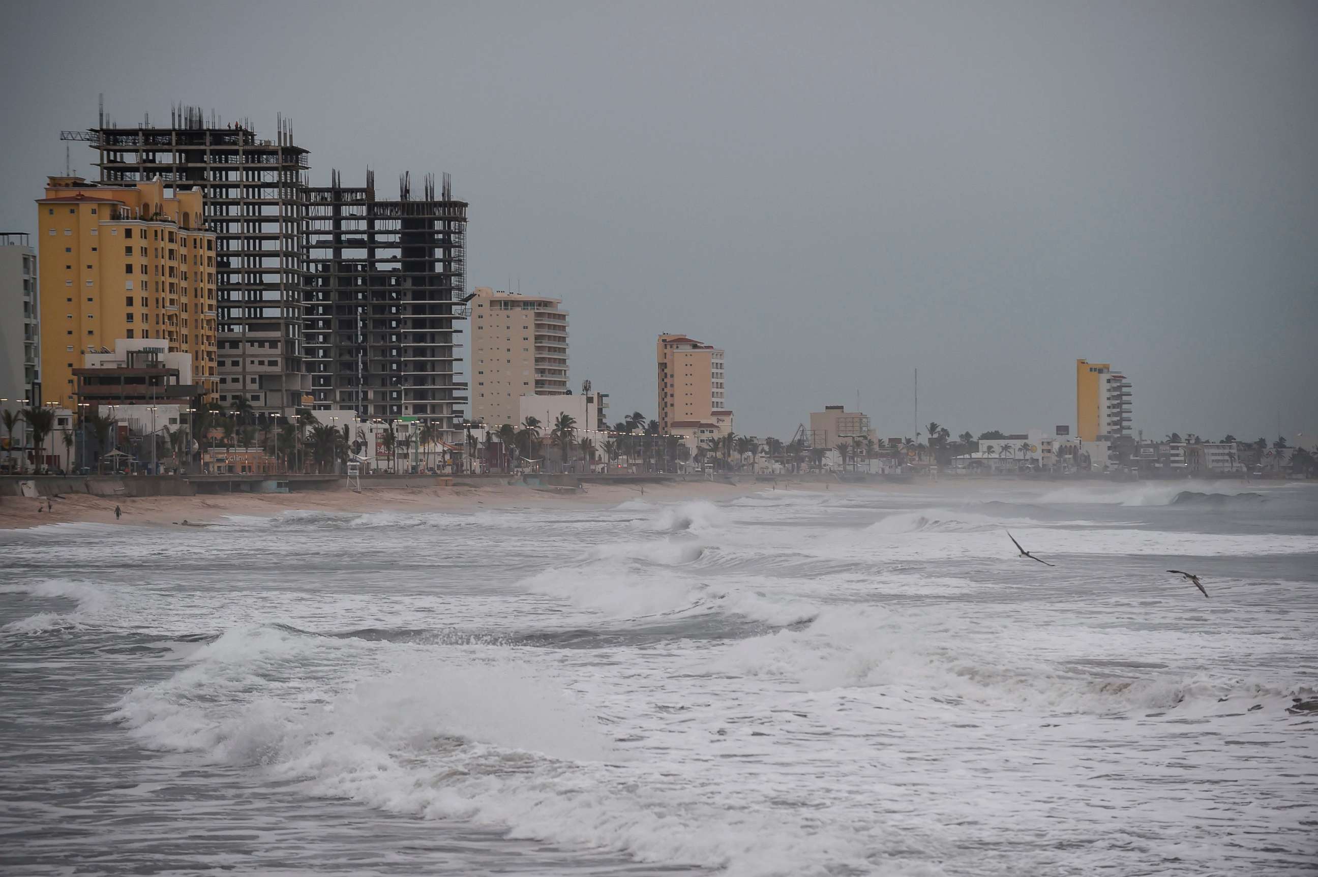 PHOTO: General view of the Malecon (boardwalk) in Mazatlan, Sinaloa, Mexico, on Oct. 22, 2018, before the arrival of Hurricane Willa.