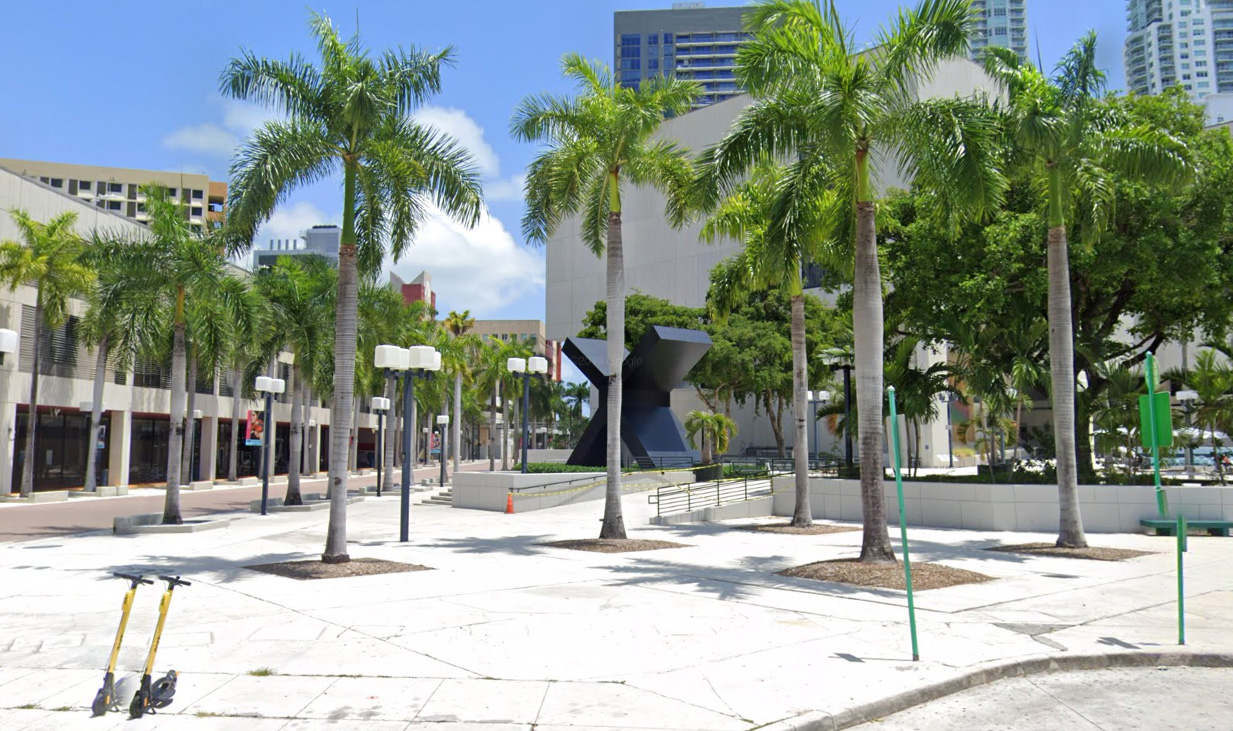 PHOTO: Part of the Miami-Dade College campus is visible in a Google Maps Street View image dated April 2019.