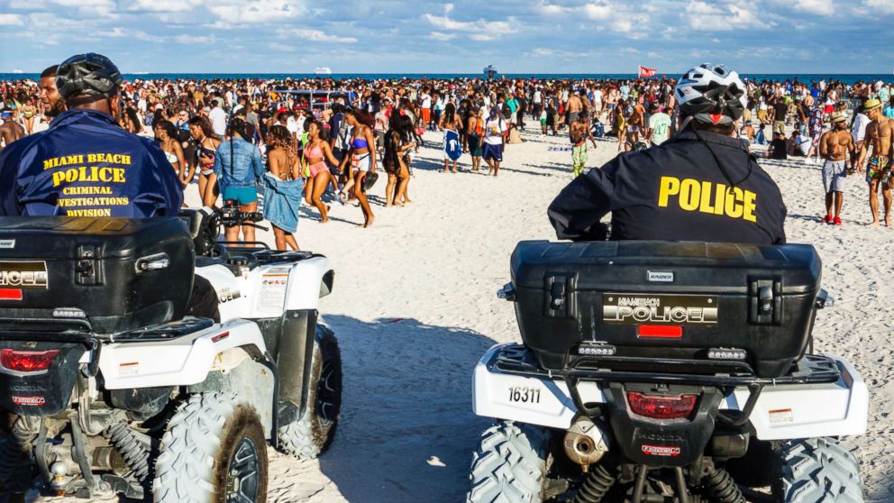 Riot police to patrol Miami Beach for remainder of spring break due to