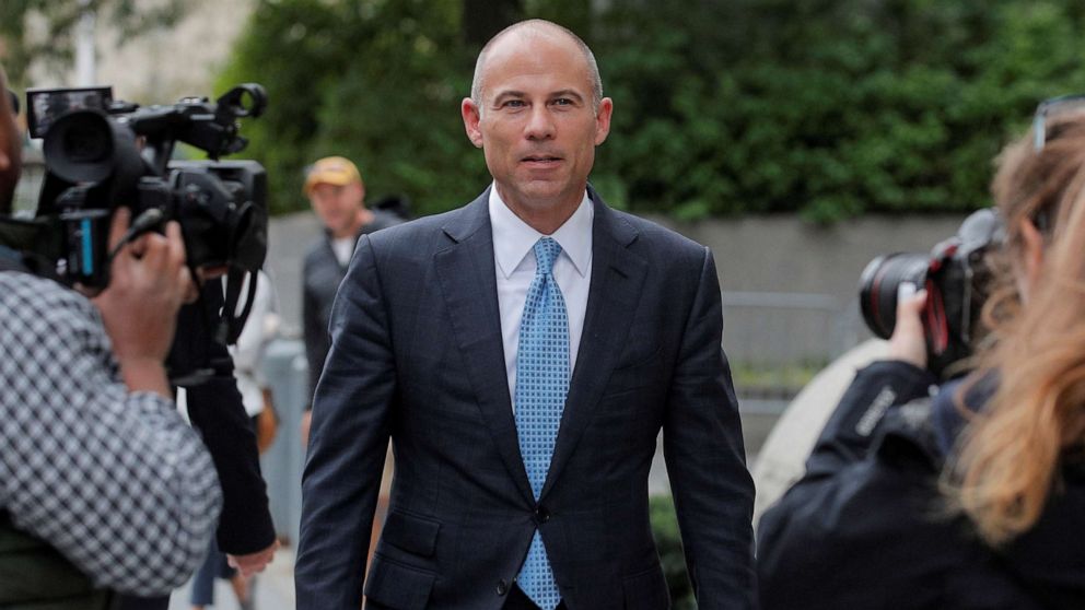 PHOTO: File photo: Attorney Michael Avenatti exits the United States Courthouse in the Manhattan borough of New York City, Oct. 8, 2019. 