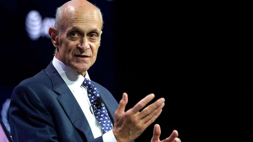 PHOTO: Michael Chertoff, Executive Chairman and Co-Founder of The Chertoff Group, speaks onstage during the 2019 Concordia Annual Summit, Sept. 23, 2019, in New York City.