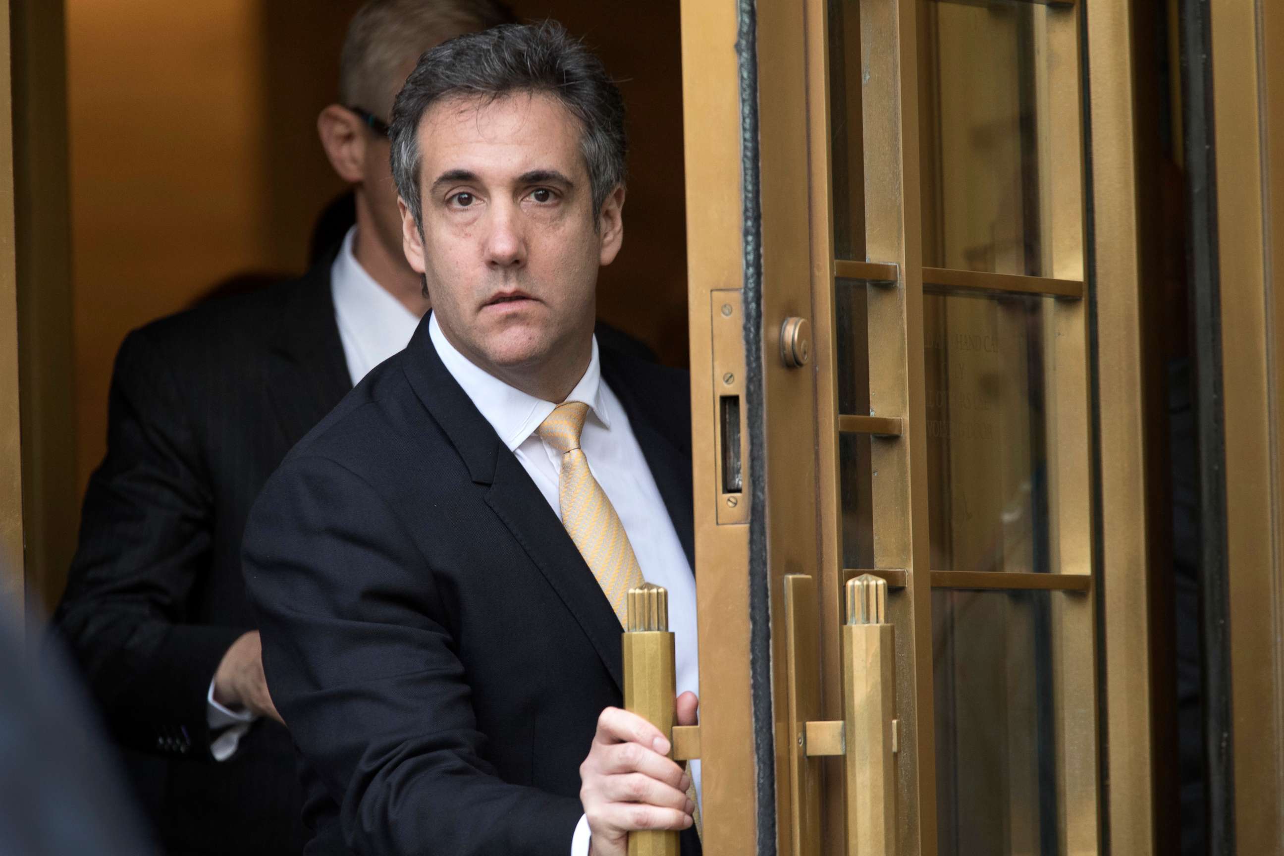 PHOTO: Michael Cohen, the former personal lawyer to President Donald Trump, leaves Federal court, Aug. 21, 2018, in New York.