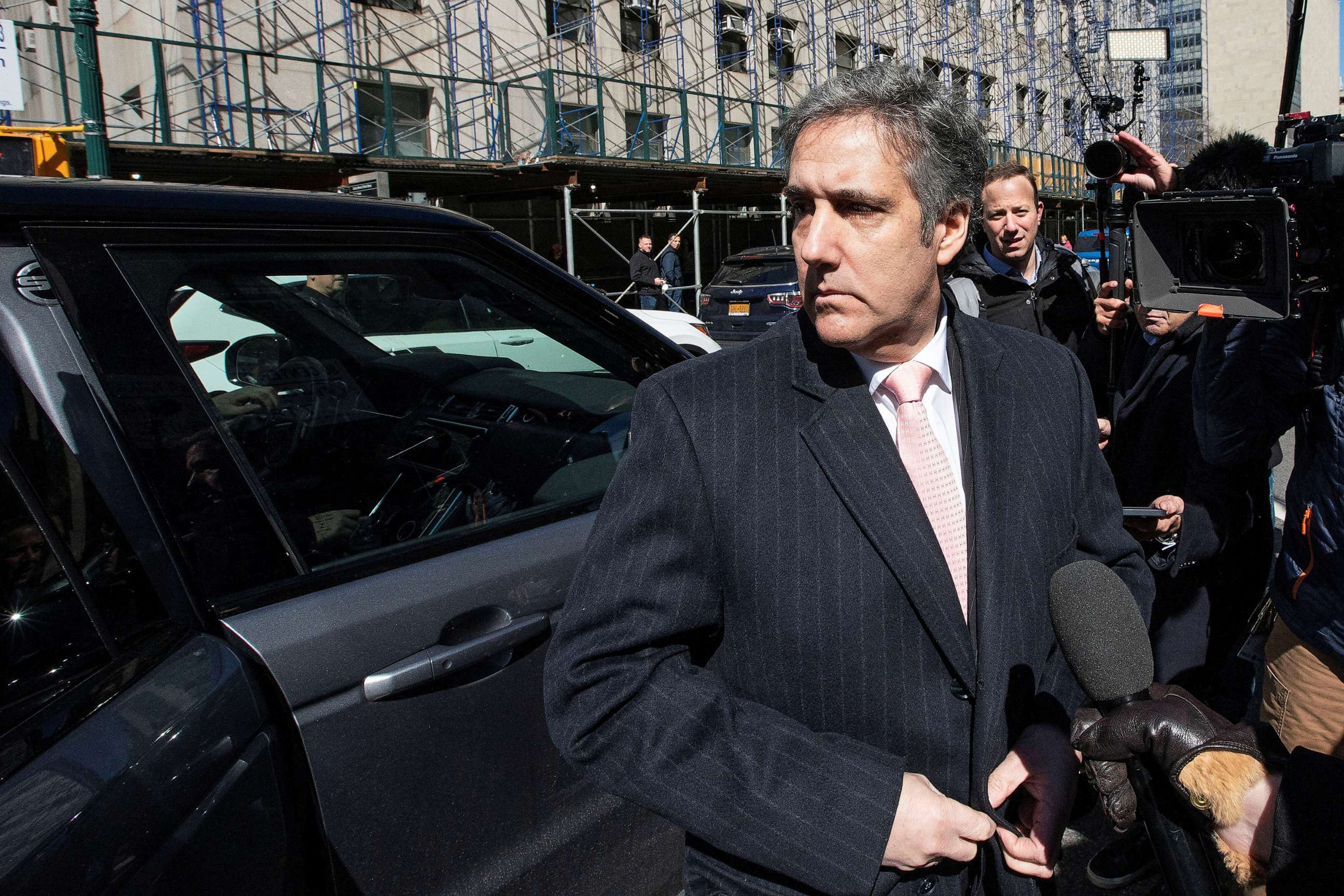 PHOTO: Michael Cohen, former attorney for former President Donald Trump, arrives to the New York Courthouse on March 15, 2023, in New York.