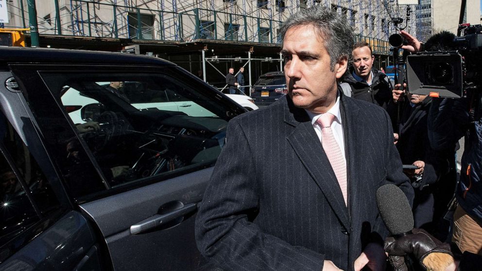 PHOTO: Michael Cohen, former attorney for former President Donald Trump, arrives to the New York Courthouse on March 15, 2023, in New York.