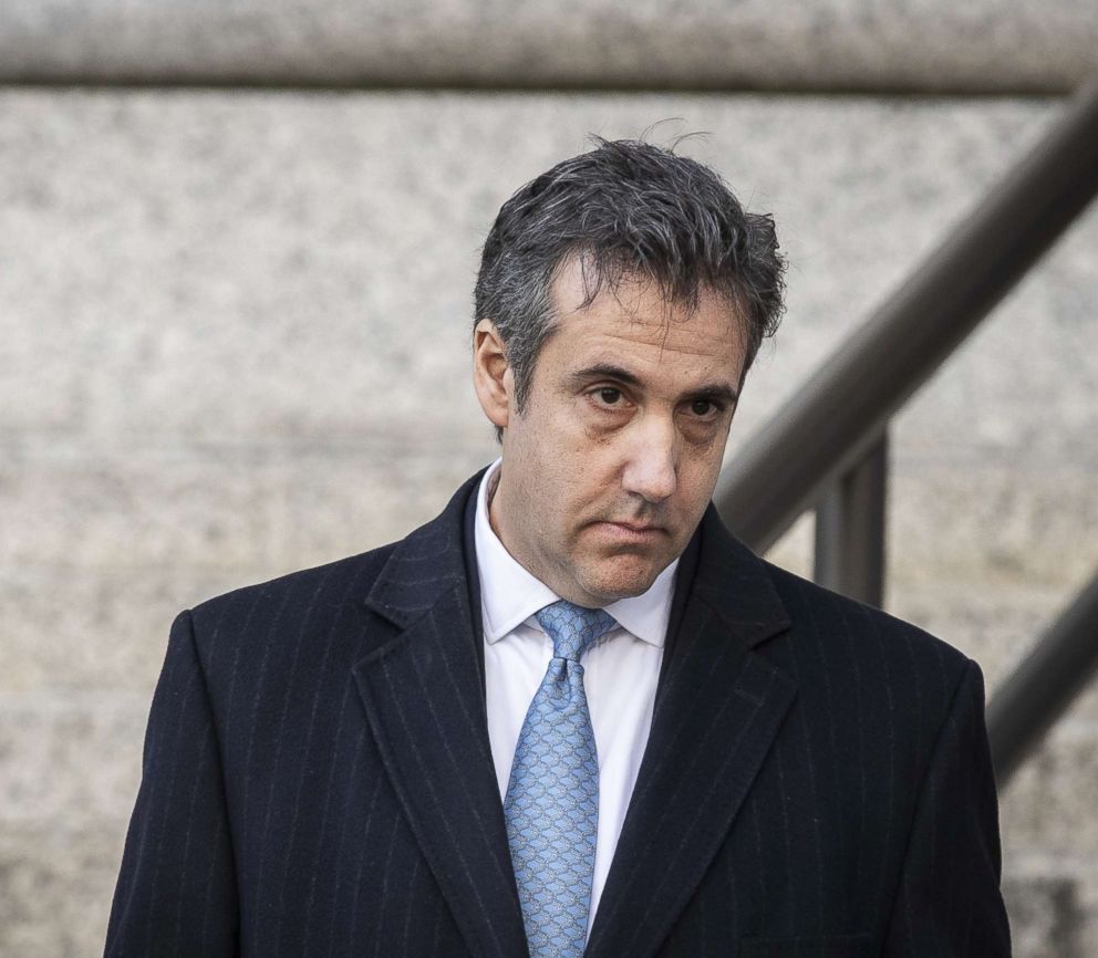 PHOTO: Michael Cohen, former personal attorney to President Donald Trump, exits federal court, Nov. 29, 2018 in N.Y.