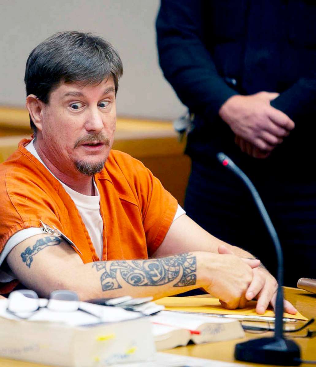 PHOTO: Michael Drejka is seen in a Clearwater courtroom after being sentenced, Oct. 10, 2019 in Florida.