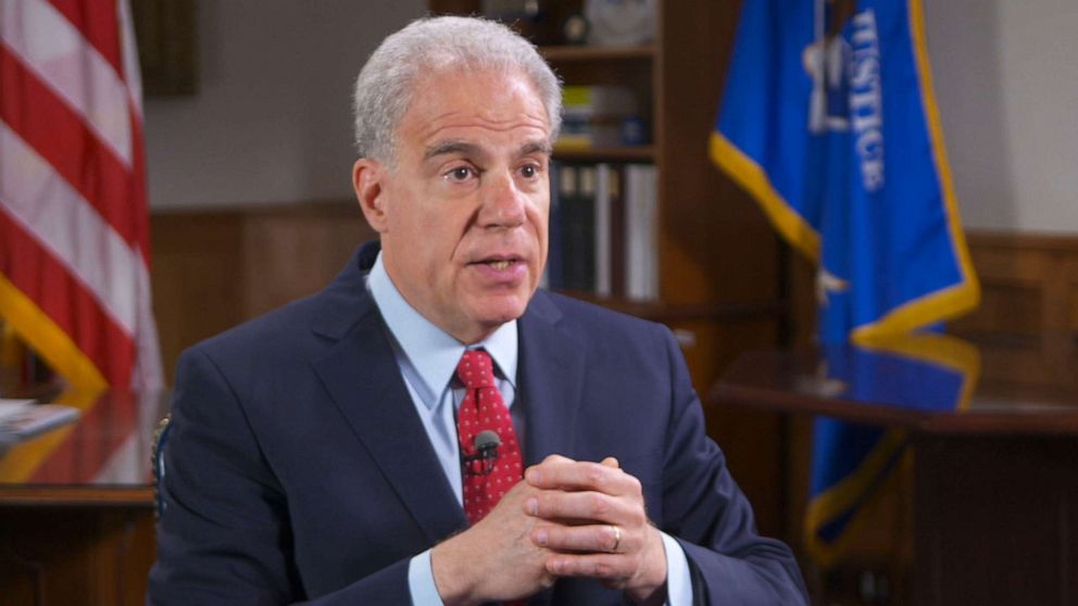 PHOTO: Inspector General of the Department of Justice, Michael Horowitz speaks with ABC News.