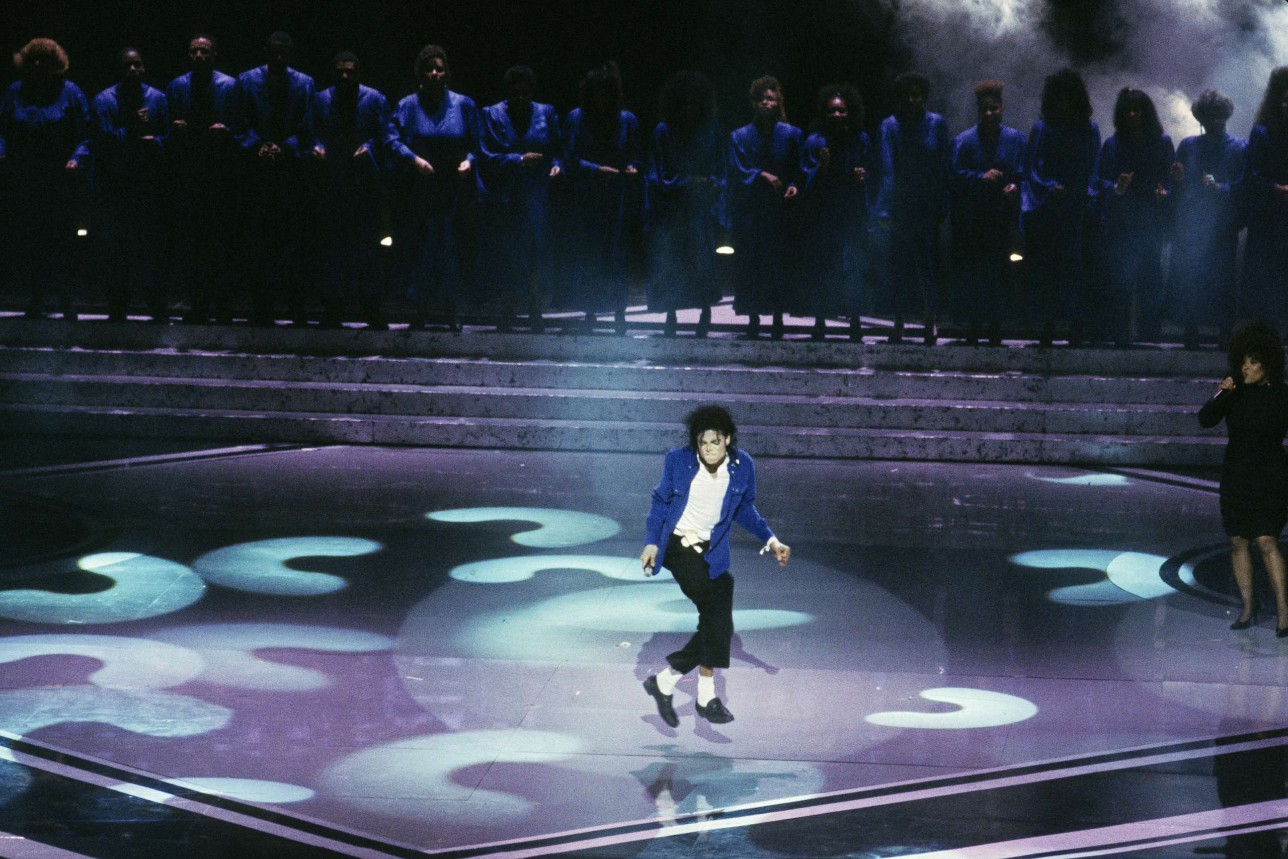 PHOTO: Michael Jackson performs in concert circa 1991 in New York City. 