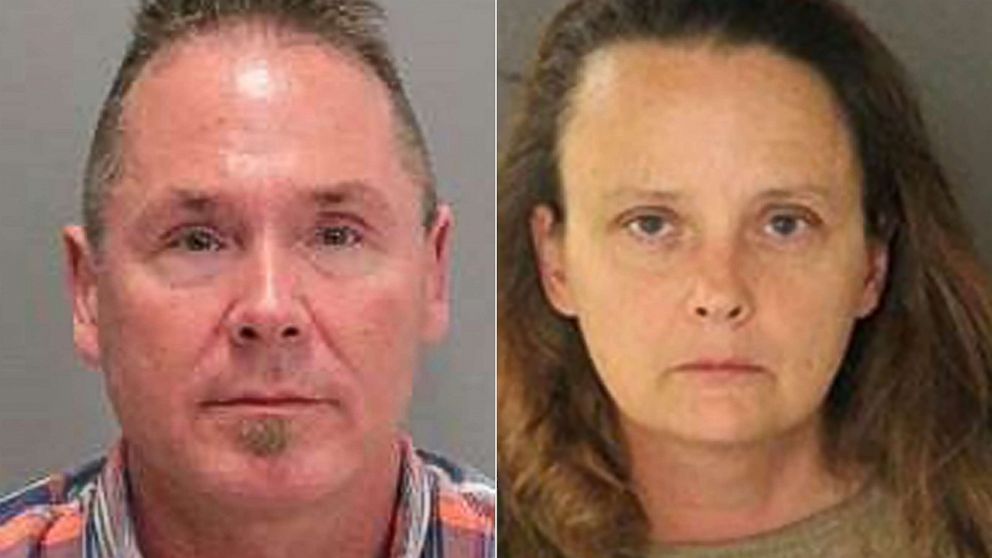 Police issued mugshots of suspects Michael Kellar and Gail Burnworth.