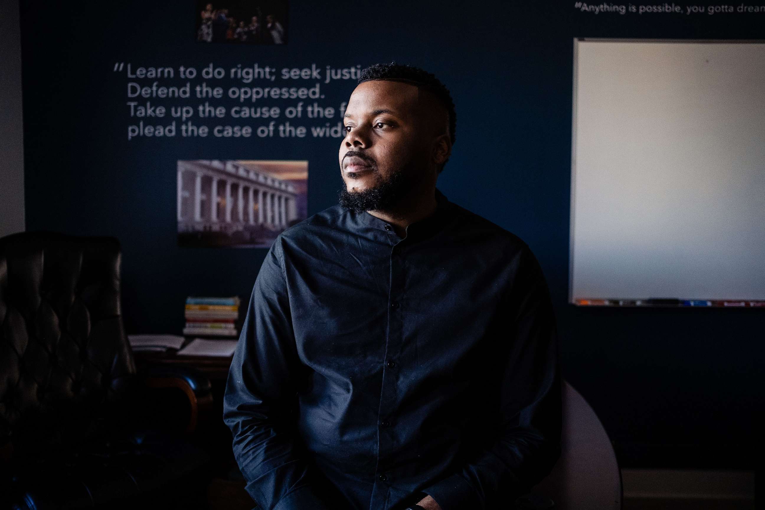 PHOTO: Michael Tubbs poses for a photograph in Stockton, Calif., Feb. 7, 2020.