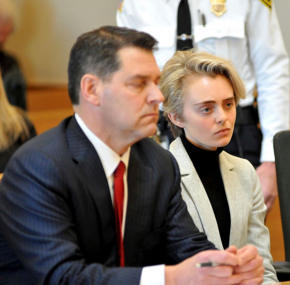 PHOTO: Michelle Carter, 22, appears in Taunton District Court in Taunton, Mass. Feb. 11, 2019, for a hearing on her prison sentence.