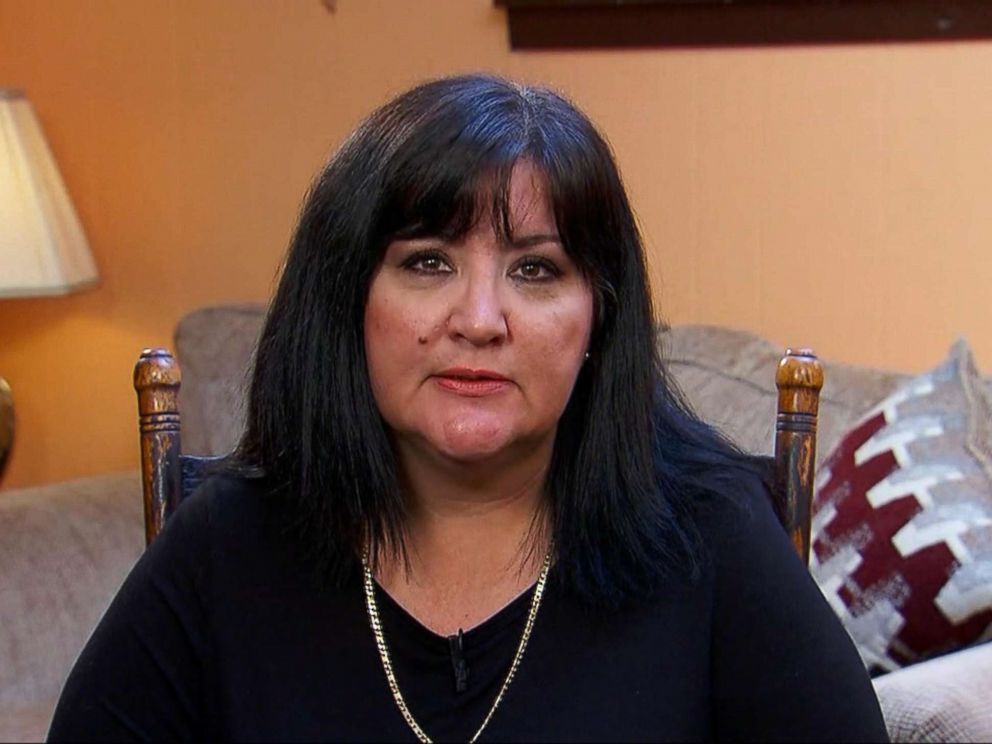 PHOTO: Michelle Cruz, a sister of victim Janelle Cruz, who was killed in 1986 in Irvine, Calif, appears on Good Morning America, April 26, 2018.