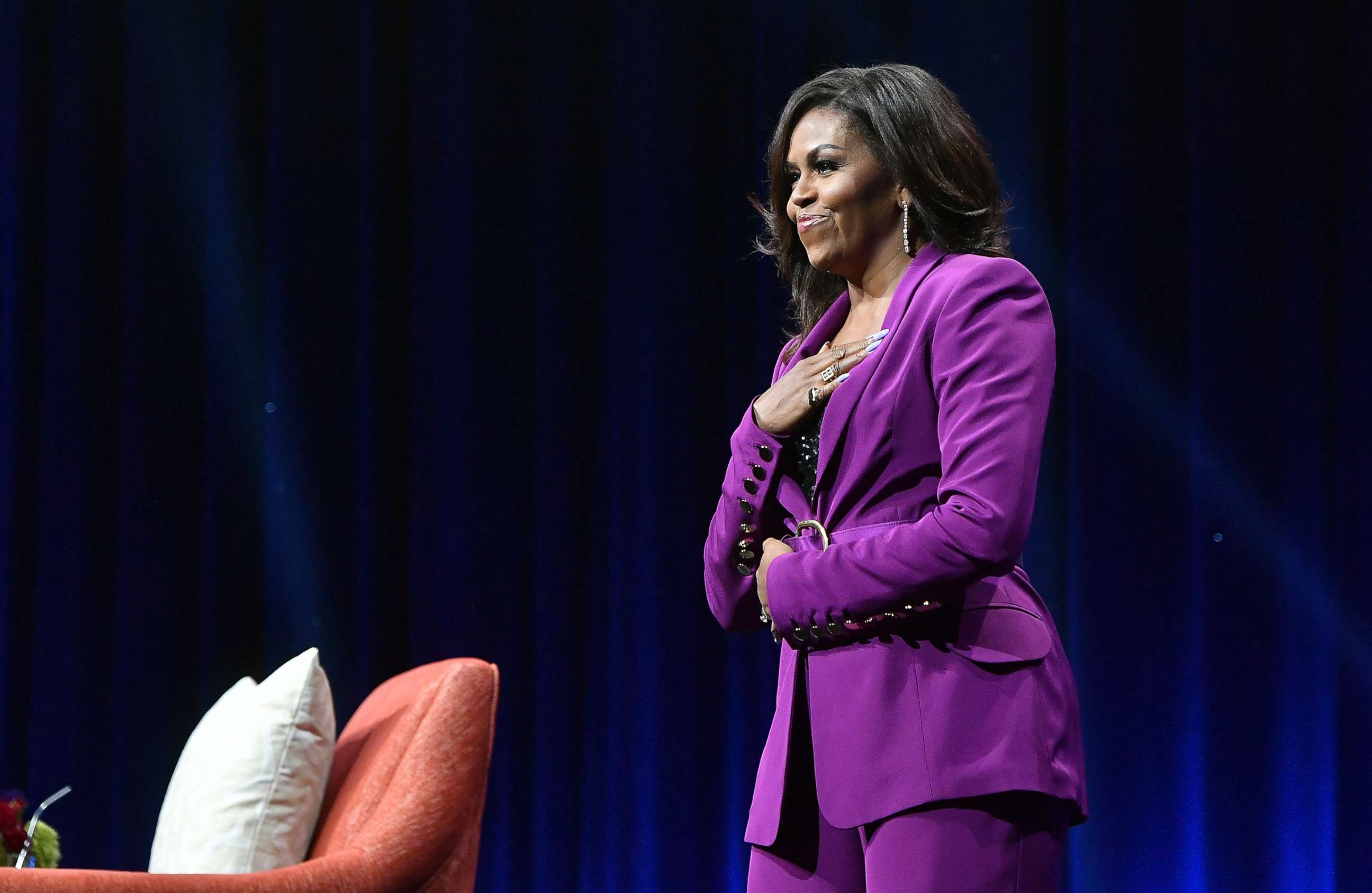 PHOTO: Former First Lady Michelle Obama appears at an event, May 11, 2019 in Atlanta, Ga.