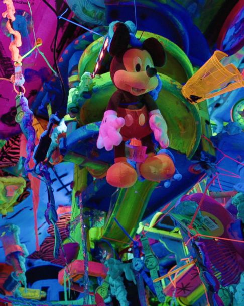 There's a pop-up art exhibit celebrating 90 years of Mickey Mouse