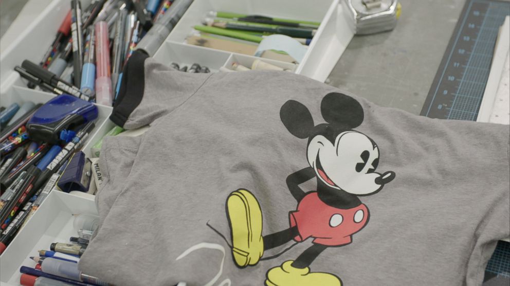 PHOTO: Artists will create installations based on iconic Mickey products, like the classic Mickey Mouse tee.