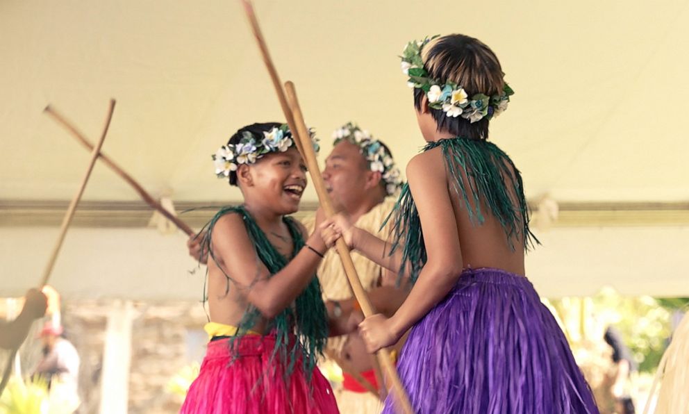 PHOTO: Micronesian children perform at the Celebrate Micronesia Festival in Oahu.