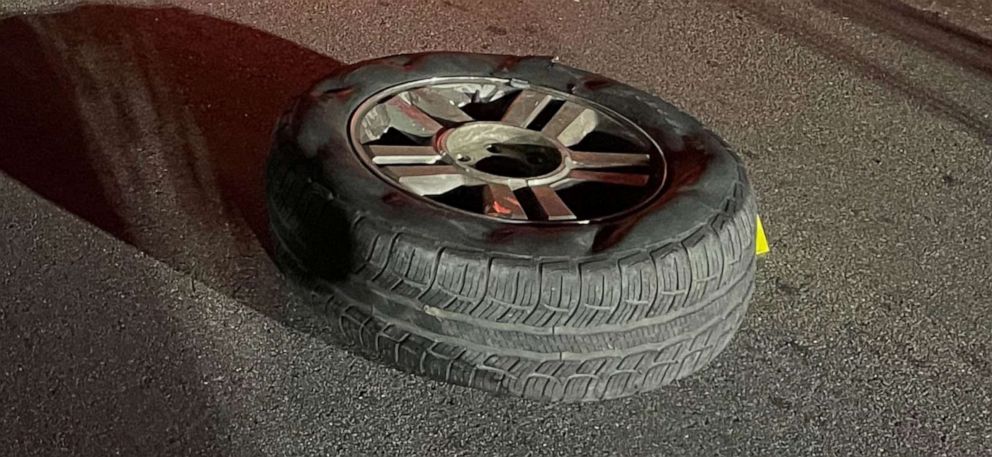 PHOTO: Jacksonville Beach Police in Florida are asking if residents know anything about a damaged tire, which they say might be related to the case of the death of Jared Bridegan.