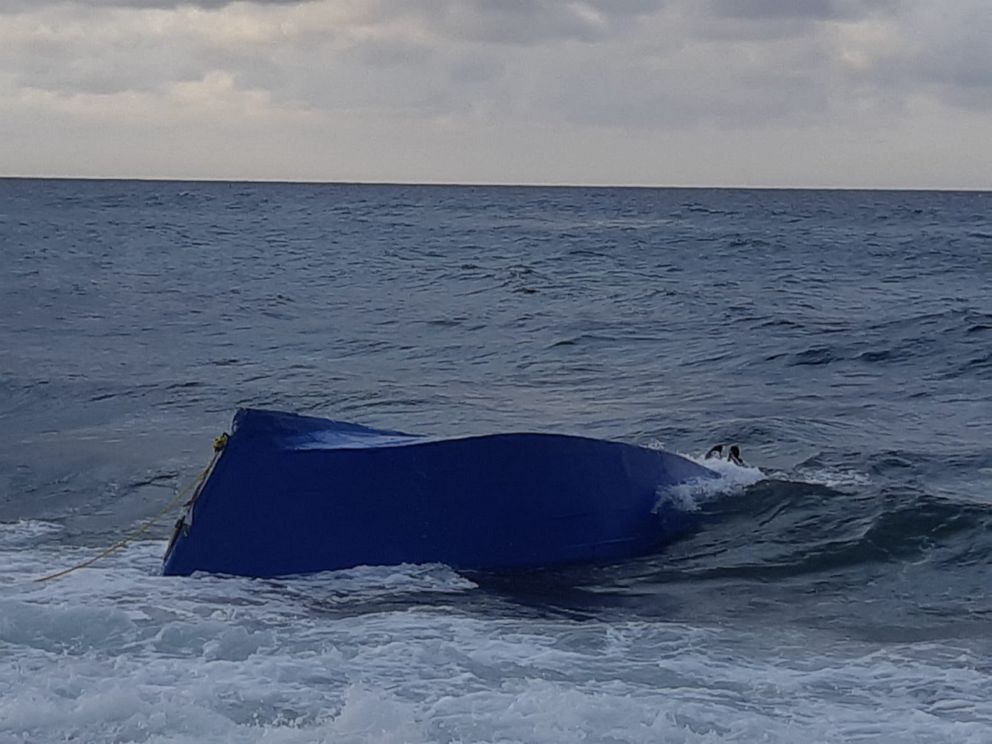 PHOTO: At least three people drowned when a boat carrying migrants capsized near Puerto Rico on Saturday, Sept. 14, 2019.