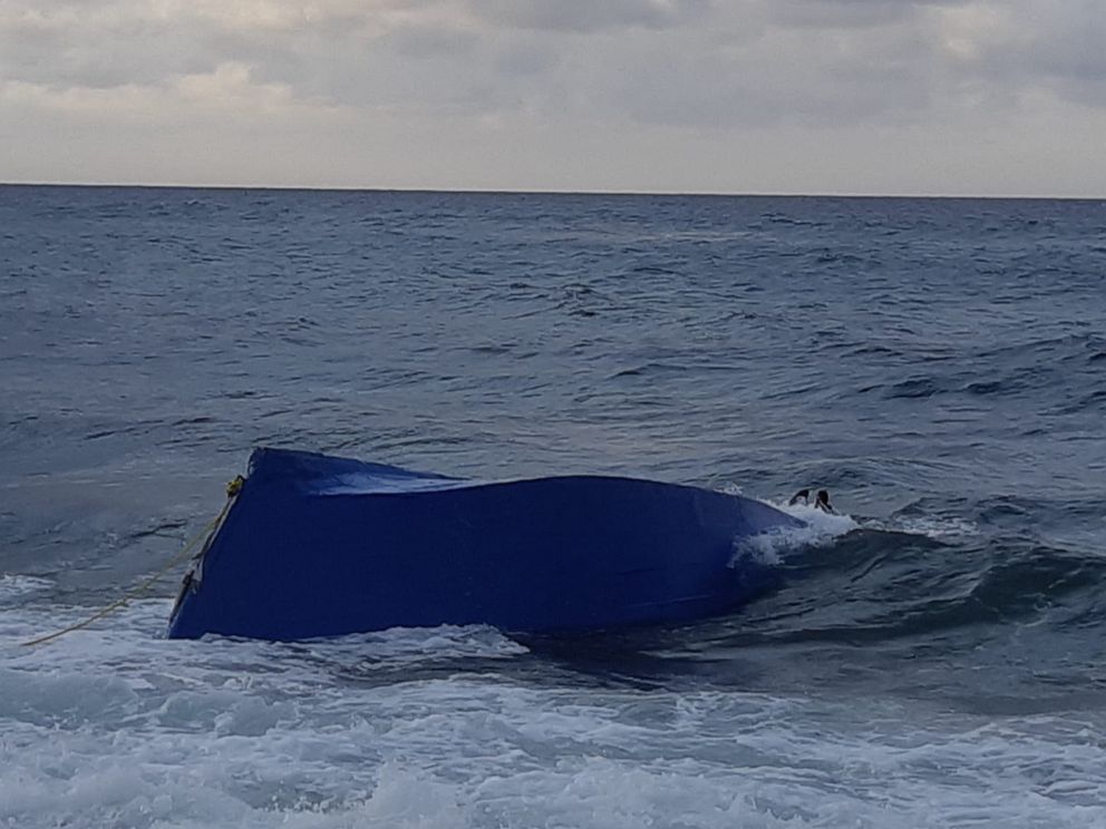 PHOTO: At least three people drowned when a boat carrying migrants capsized near Puerto Rico on Saturday, Sept. 14, 2019.