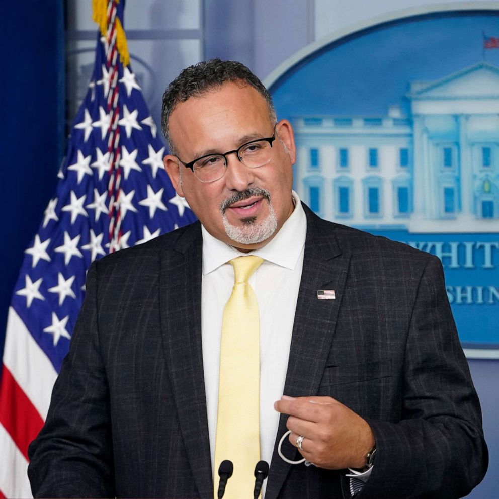Education secretary urges schools use federal funding to combat teacher  shortages - ABC News