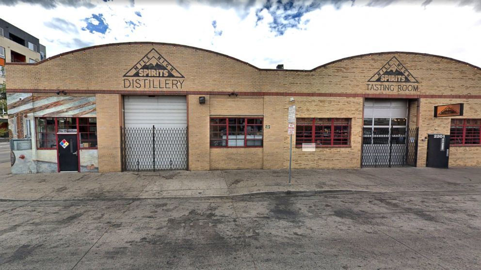 PHOTO: An FBI agent did a back-flip and his gun fell out at Mile High Spirits bar near downtown Denver, June 4, 2018.