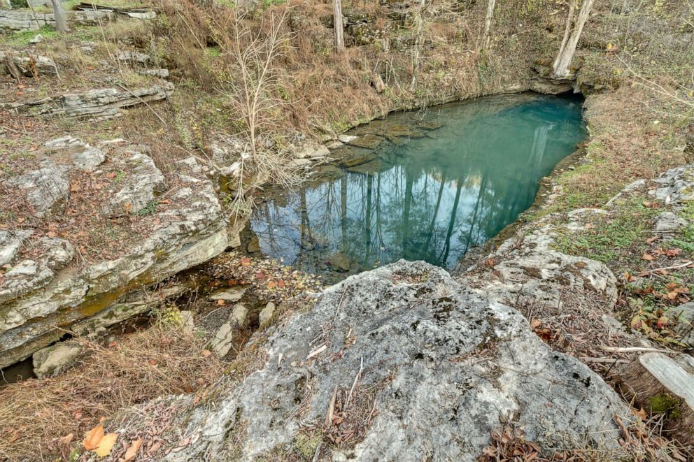 PHOTO: An image of area of the Mill Pond Cave in Tennessee from November 2016. The Mill Pond Cave in Tennessee can only be accessed underwater. Authorities said there were dry pockets inside the cave that the missing diver may have accessed.