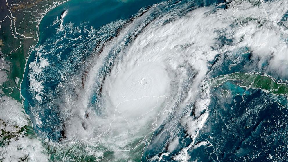 PHOTO: Hurricane Milton, now a powerful Category 4 hurricane, is taking aim at Florida's west coast. Landfall is expected late Wednesday night, possibly as a Category 3 hurricane.