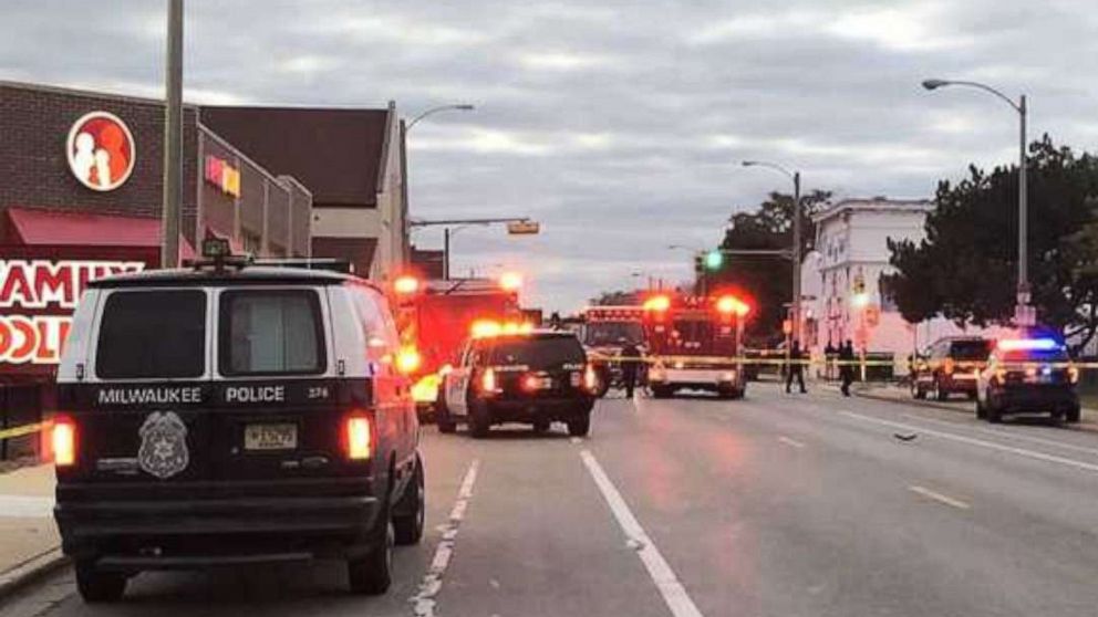 PHOTO: Three children were struck by a hit-and-run driver outside a Family Dollar in Milwaukee, Wis., on Thursday, Oct. 24, 2019. One child was killed.