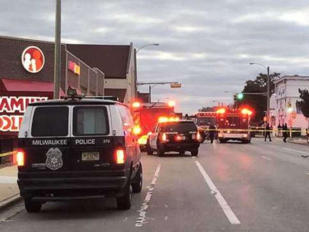 PHOTO: Three children were struck by a hit-and-run driver outside a Family Dollar in Milwaukee, Wis., on Thursday, Oct. 24, 2019. One child was killed.