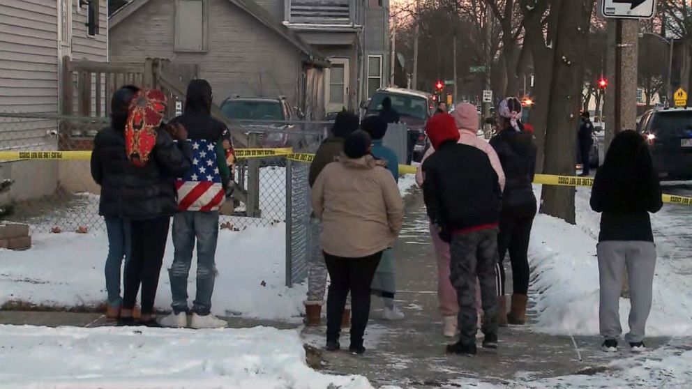 PHOTO: Police found six people dead while conducting a welfare check at a home in Milwaukee, on Jan. 23, 2022.