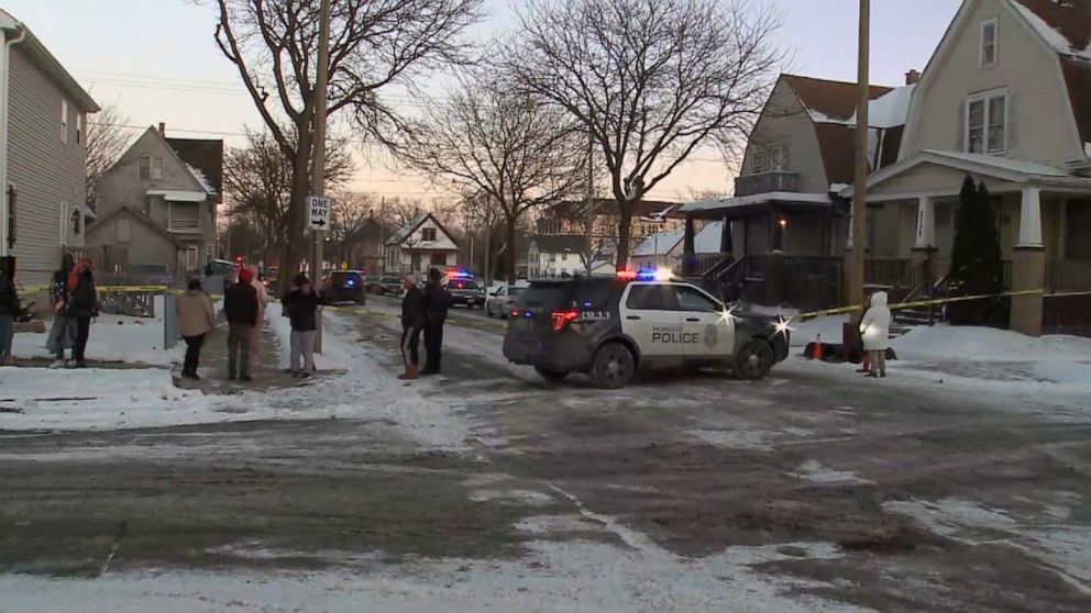 PHOTO: Police found six people dead while conducting a welfare check at a home in Milwaukee, on Jan. 23, 2022.