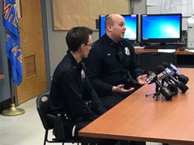 Hero cops who rescued teens from fiery crash speak out