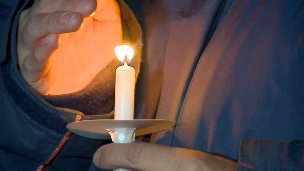 PHOTO: People attend a vigil for missing Kansas boy, Lucas Hernandez on Feb. 19, 2018.