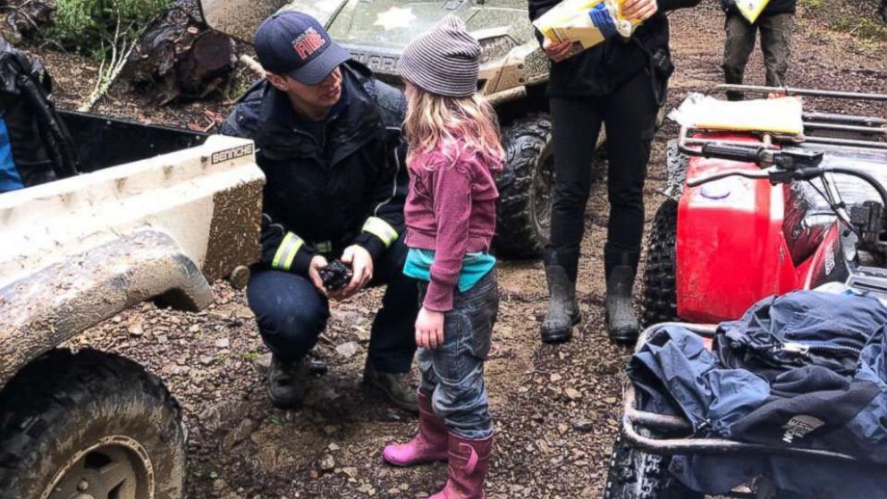 PHOTO: 8-year-old Leia Carrico, and her 5-year-old sister, Caroline, were found by first responders approximately 1.4 miles south of their home in Humboldt County, Calif., March 3, 2019.