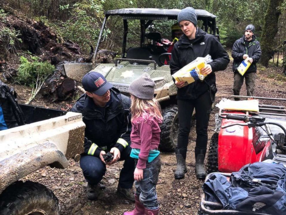 PHOTO: 8-year-old Leia Carrico, and her 5-year-old sister, Caroline, were found by first responders approximately 1.4 miles south of their home in Humboldt County, Calif., March 3, 2019.