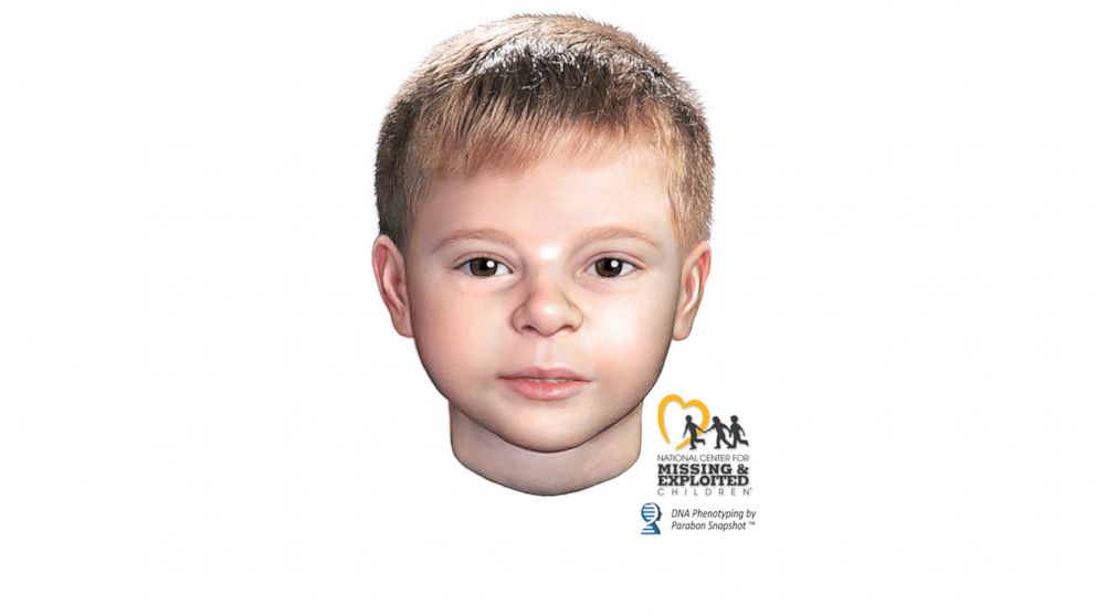 PHOTO: A composite image from the National Center for Missing and Exploited Children. The boy, who was unidentified for decades, has now been identified as Stevie Crawford.