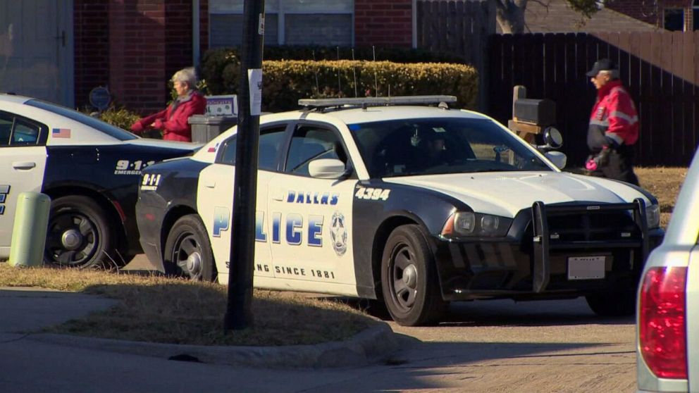 PHOTO: In this screen grab taken from a video, investigators search for a missing 11-year-old boy in Dallas, Texas.