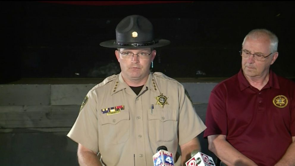 PHOTO: Clinton County Sheriff Larry Fish gave a press conference on the missing brothers, Nicholas and Justin Diemel on July 31, 2019.