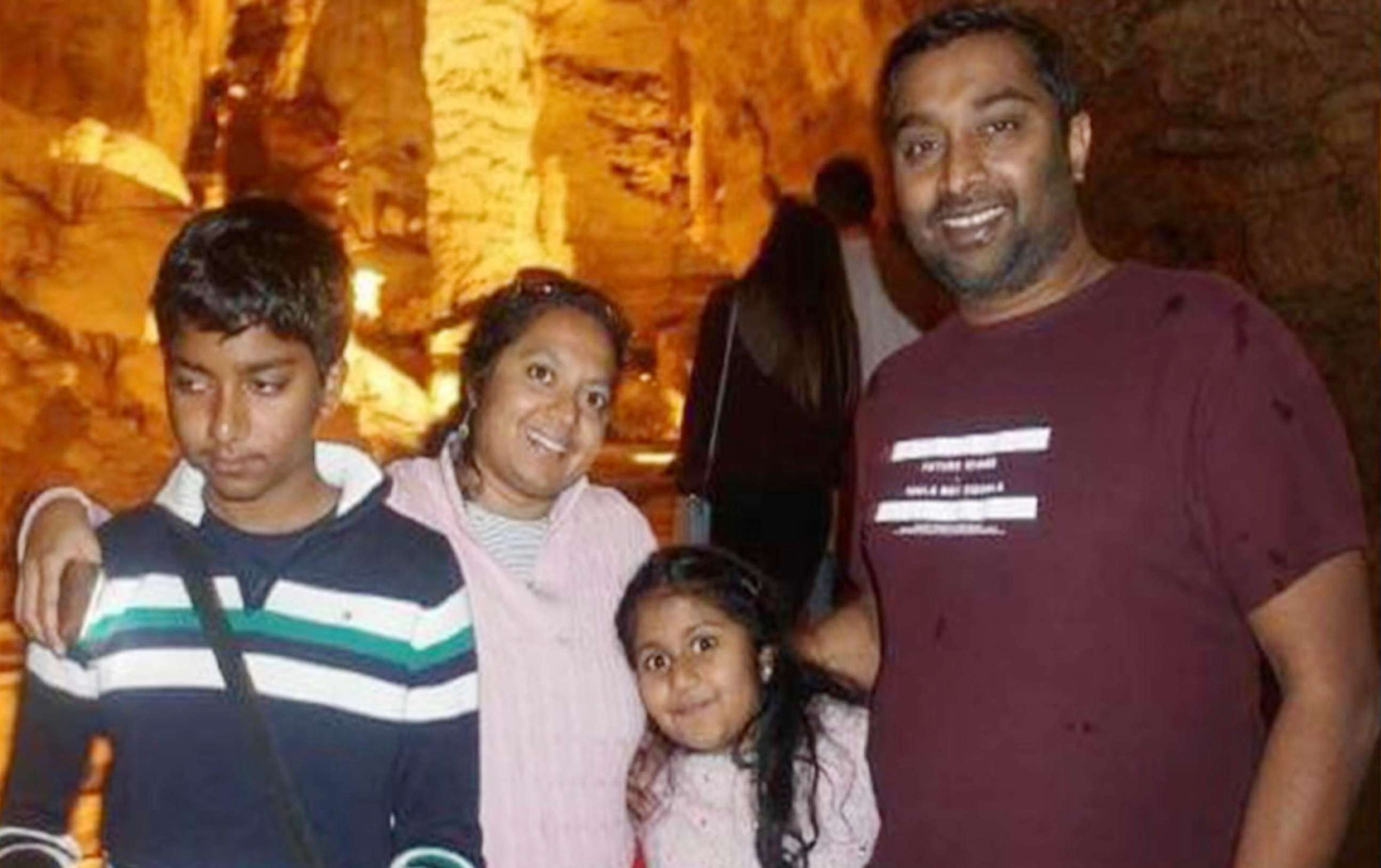 PHOTO: The Thottapilly family from Valencia, Calif., is missing.