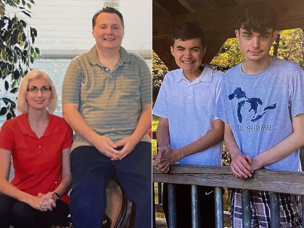 PHOTO: Police are looking for the missing Cirigliano family, from left, Suzette Lee Cirigliano, Anthony John Cirigliano, and their sons, Noah Alexander Cirigliano and Brandon Michael Cirigliano, in undated family photos distributed by police.