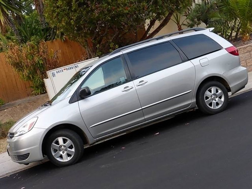 PHOTO: A silver 2005 Toyota Sienna LE minivan is pictured in this undated file photo released by the Fremont Police Department.