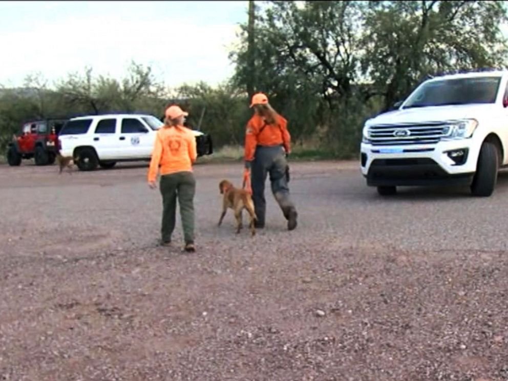 PHOTO: Authorities search for a missing 6-year-old girl in Tonto Basin, Ariz., Dec. 4, 2019.