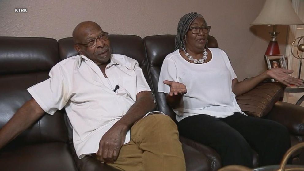 PHOTO: Jo and Lonnie Harrison spoke on how someone stole their entire home off their property in Madisonville, Texas. 