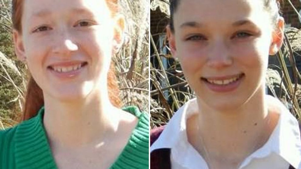 Undated photos of Brooke Ward and Kayla Ward released by the Robertson County Sheriff's Office.