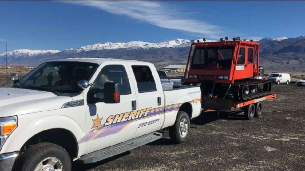 PHOTO: Inyo County Sheriff's Office is part of a multi-agency search for missing Marine 1st Lt. Matthew Kraft near Kearsarge Pass, Calif., on Saturday, March 9, 2019.