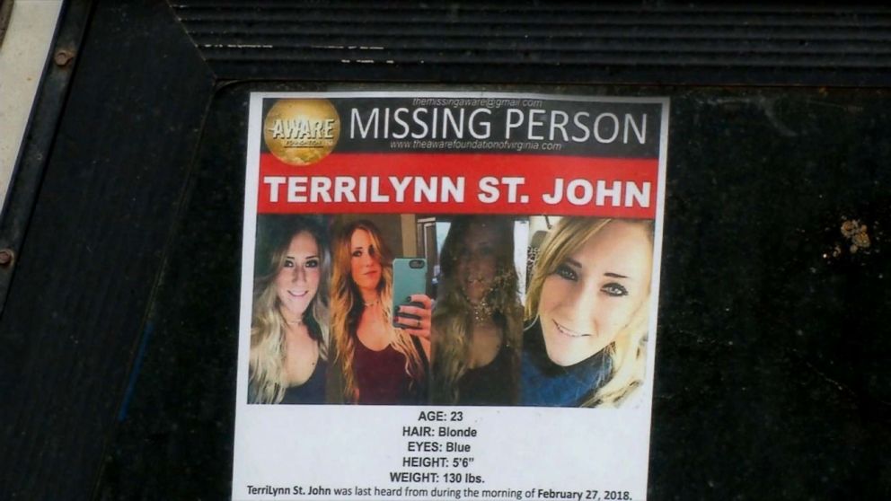 PHOTO: TerriLynn St. John, 23, was reported missing when she didn't show up for work, according to officials. 