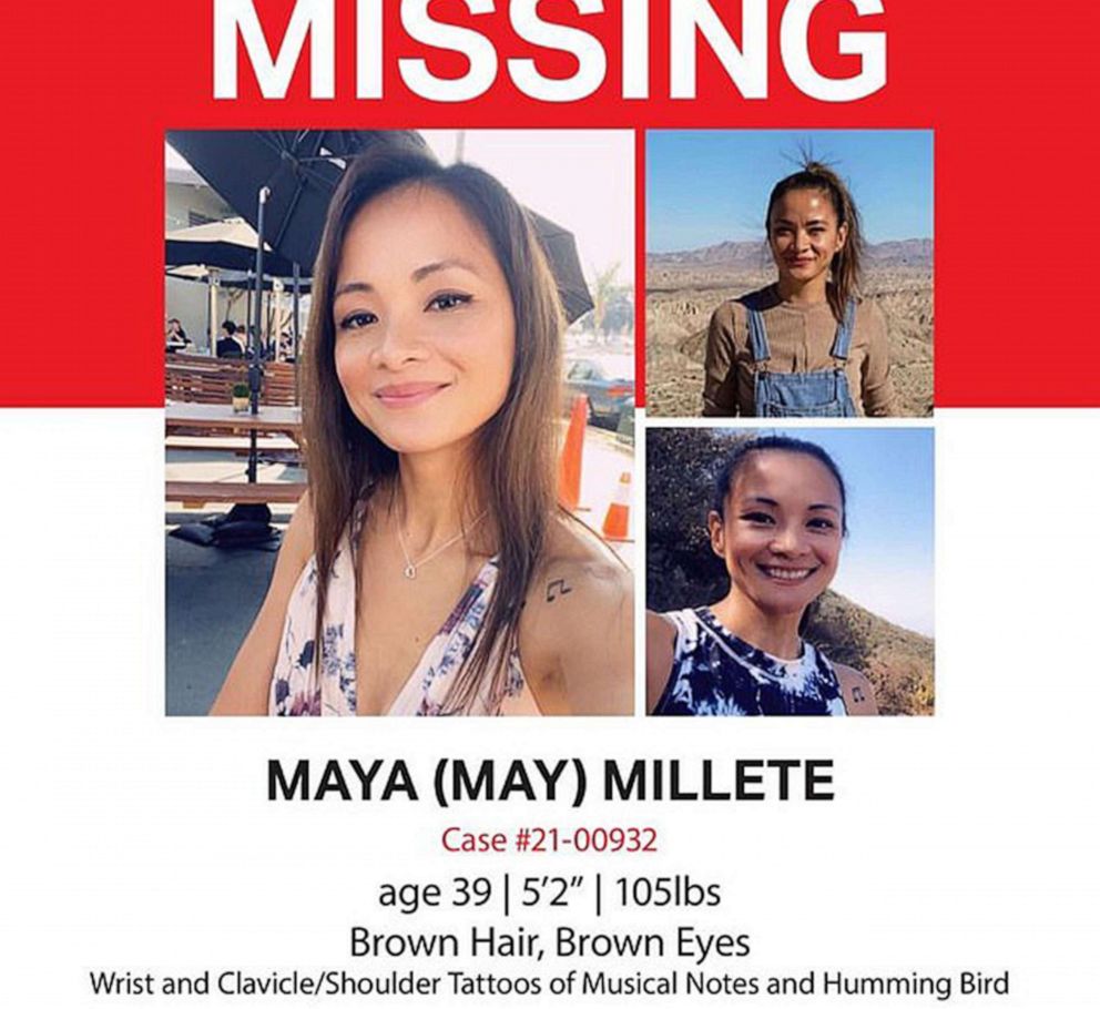 PHOTO: A missing persons poster seeks Maya Millete, a mother-of-three who disappeared from Chula Vista California in January.
