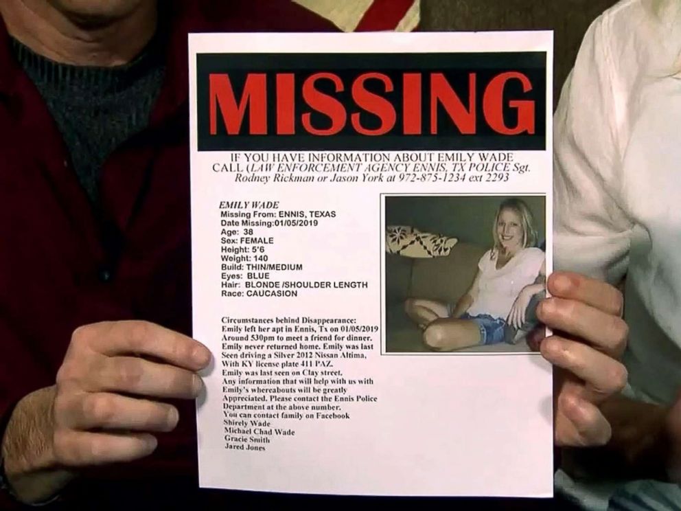 PHOTO: Flyer for Emily Wade, a 39-year-old mom that went missing in Texas.