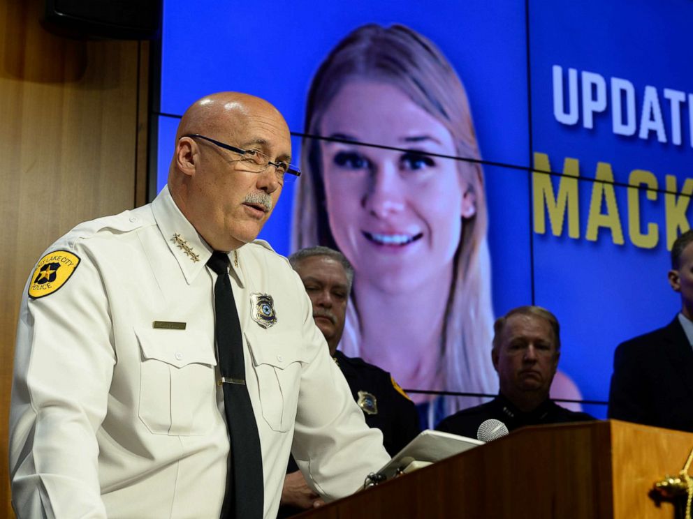 PHOTO: Salt Lake City Police Chief Mike Brown holds a news conference on Friday, June 28, 2019 in Salt Lake City.
